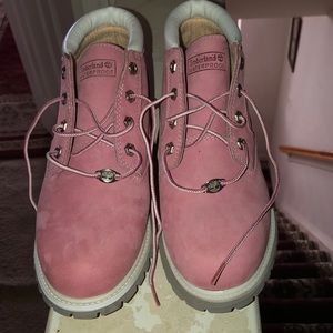 Pink timberland